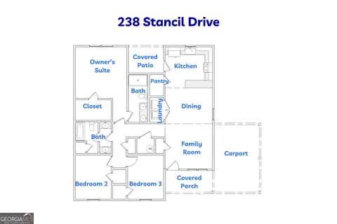 Floorplan - 238 Stancil Dr, Toccoa, GA 30577 photo 1 of 1