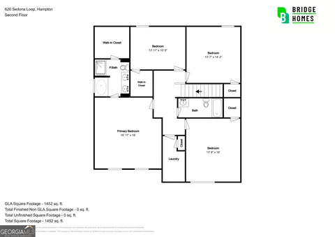Floorplan - 620 Sedona Loop, Hampton, GA 30228 photo 2 of 2