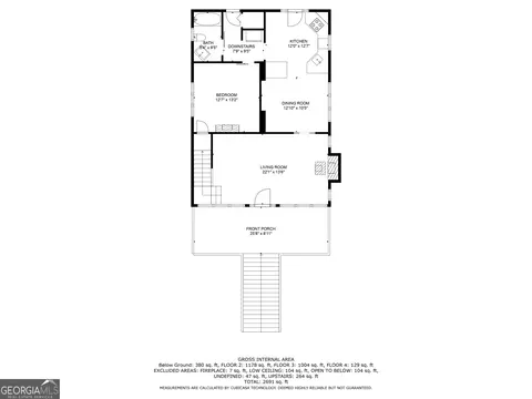 Floorplan - 407 E 3rd St, Rome, GA 30161 photo 2 of 5