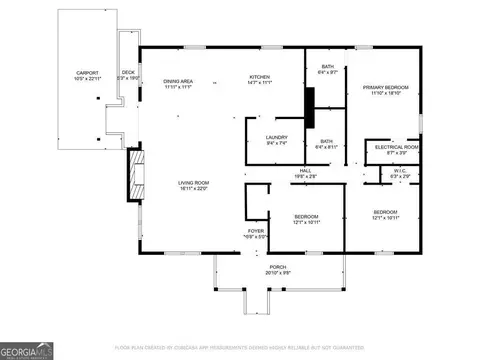 Floorplan - 100 Riverside, Valley, AL 36854 photo 1 of 1