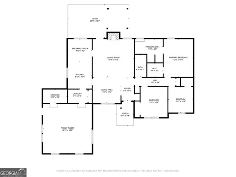 Floorplan - 100 Huntcliff Ct, Lagrange, GA 30240 photo 1 of 1