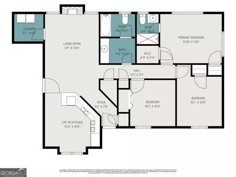 Floorplan - 113 Caldwell Dr, Hampton, GA 30228 photo 1 of 1