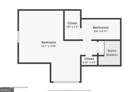 Floorplan - 1791 Mcfarlin Bridge Rd, Carnesville, GA 30521 photo 2 of 3