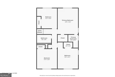 Floorplan - 2571 Beech St, Morrow, GA 30260 photo 1 of 2