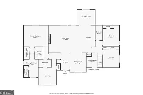 Floorplan - 10 Honeysuckle Dr, Claxton, GA 30417 photo 2 of 2