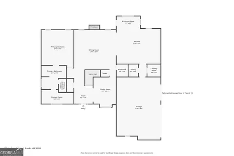 Floorplan - 106 Huckaby Rd, Brooks, GA 30205 photo 1 of 3