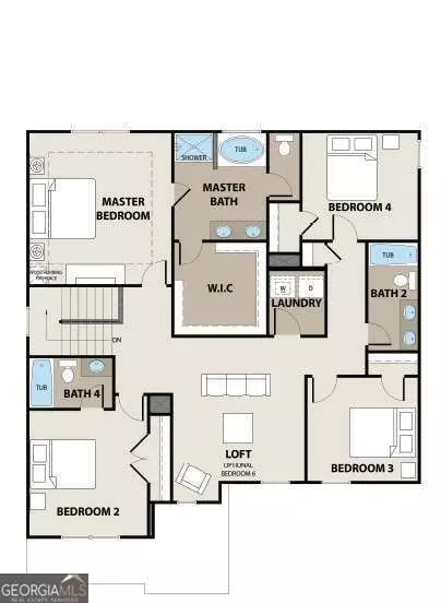Floorplan - 196 Sage St #HOME 30, Commerce, GA 30529 photo 2 of 2
