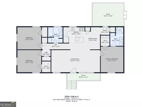 Floorplan - 235 Gilley Rd, Buchanan, GA 30113 photo 1 of 1