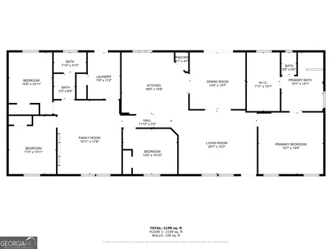 Floorplan - 490 Barnes Mill Rd, Hamilton, GA 31811 photo 1 of 1