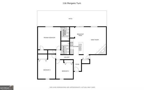 Floorplan - 116 Morgans Turn, Peachtree City, GA 30269 photo 1 of 1