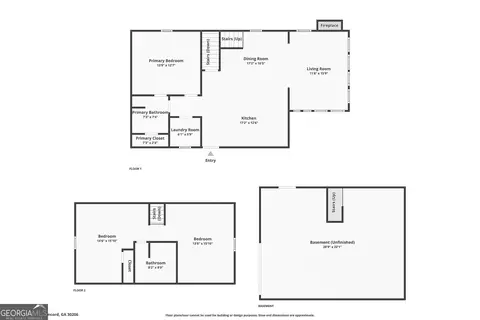 Floorplan - 2192 Gaulding Rd, Concord, GA 30206 photo 3 of 3