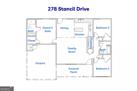 Floorplan - 278 Stancil Dr, Toccoa, GA 30577 photo 1 of 1