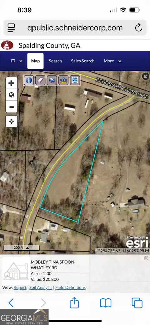 2 Acres Whatley Rd, Griffin, GA 30224