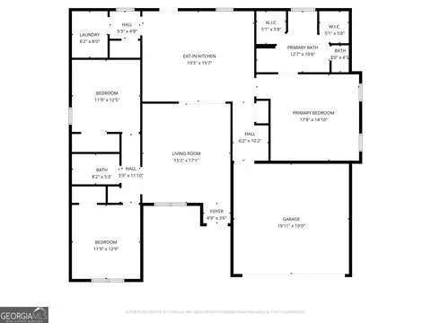 Floorplan - 1422 Mooty Bridge Rd, Lagrange, GA 30240 photo 1 of 1