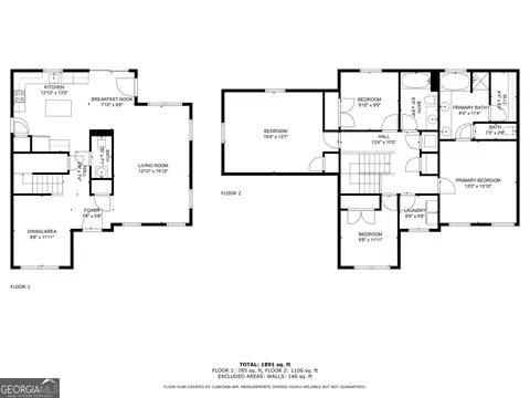 Floorplan - 102 Brookstone Way, Rincon, GA 31326 photo 3 of 3