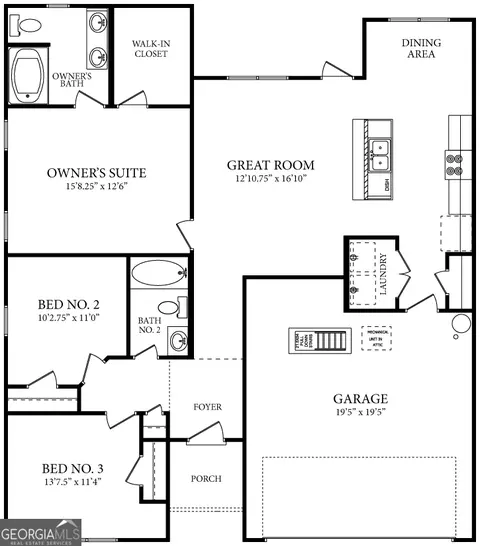 Floorplan - 135 Edgemont Dr #LOT 2, Lagrange, GA 30240 photo 3 of 4