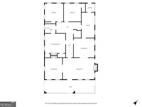 Floorplan - 427 E College St, Bowdon, GA 30108 photo 1 of 2