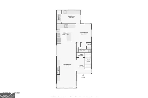 Floorplan - 406 Bell St, Monroe, GA 30655 photo 1 of 2