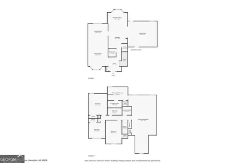 Floorplan - 1432 Shadow Creek Ave, Hampton, GA 30228 photo 3 of 3