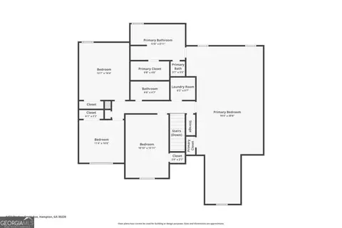 Floorplan - 1432 Shadow Creek Ave, Hampton, GA 30228 photo 2 of 3