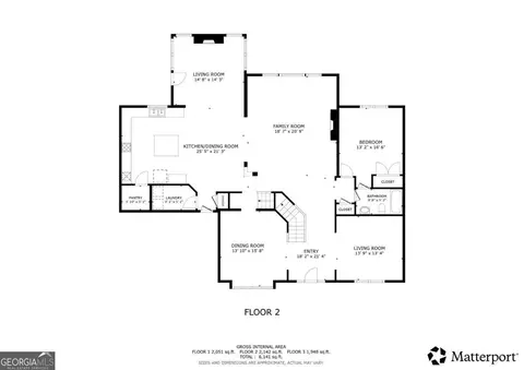 Floorplan - 3161 Willowstone Dr, Duluth, GA 30096 photo 2 of 4