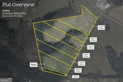 0 Airline School Rd #TRACT 4, Bowersville, GA 30516