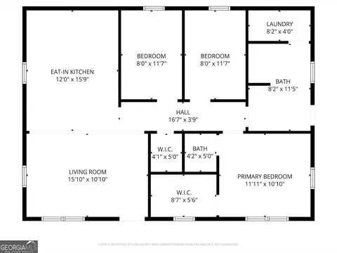 Floorplan - 425 Mitchell Ave, Bowdon, GA 30108 photo 2 of 2