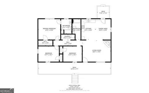 Floorplan - 1225 Coppermine Rd, Buchanan, GA 30113 photo 2 of 2