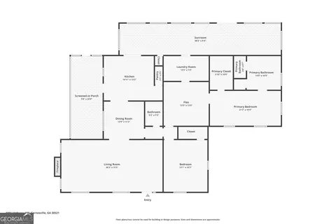 Floorplan - 4001 Highway 198, Carnesville, GA 30521 photo 1 of 1
