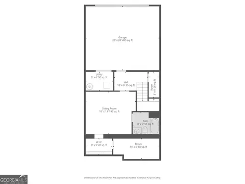 Floorplan - 3598 Parkridge Pointe, Duluth, GA 30096 photo 4 of 6