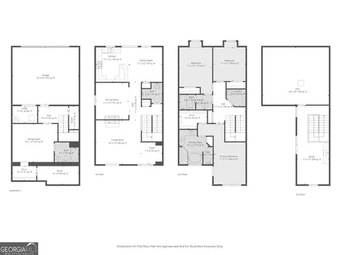 Floorplan - 3598 Parkridge Pointe, Duluth, GA 30096 photo 2 of 6
