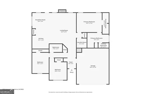 Floorplan - 1065 Hebron Rd, Commerce, GA 30530 photo 1 of 1