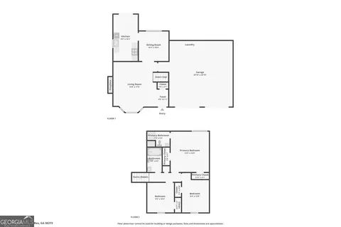 Floorplan - 3307 Canterbury Trl, Rex, GA 30273 photo 1 of 1
