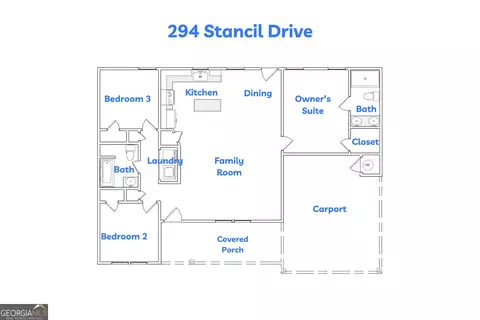 Floorplan - 294 Stancil Dr, Toccoa, GA 30577 photo 1 of 1