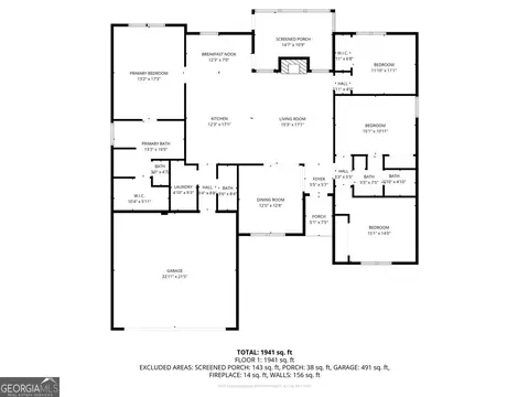 Floorplan - 108 Timber Ridge Cir, Byron, GA 31008 photo 1 of 1