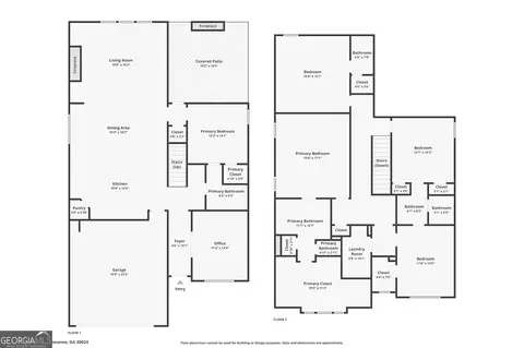 Floorplan - 1101 Bartlett Trce, Suwanee, GA 30024 photo 3 of 5