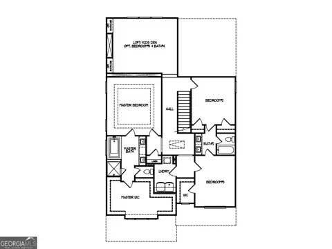 Floorplan - 1101 Bartlett Trce, Suwanee, GA 30024 photo 2 of 5