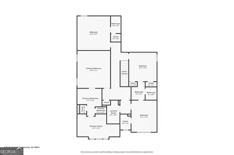 Floorplan - 1101 Bartlett Trce, Suwanee, GA 30024 photo 5 of 5