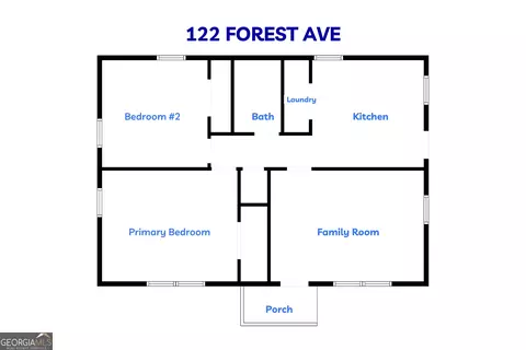 Floorplan - 122 Forest Ave, Commerce, GA 30529 photo 1 of 1