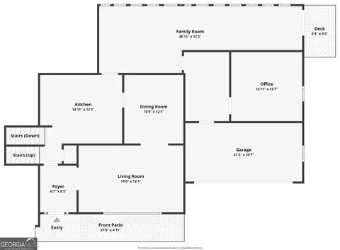 Floorplan - 93 Deerfield Rd, Covington, GA 30014 photo 1 of 3
