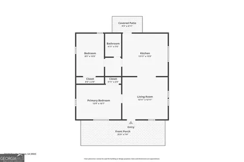 Floorplan - 212 Walker Dr, Monroe, GA 30655 photo 1 of 1