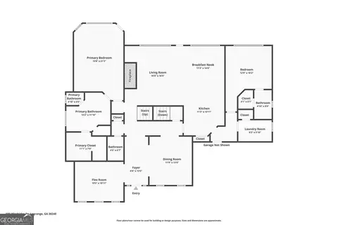 Floorplan - 109 Windridge Dr, Lagrange, GA 30240 photo 3 of 5