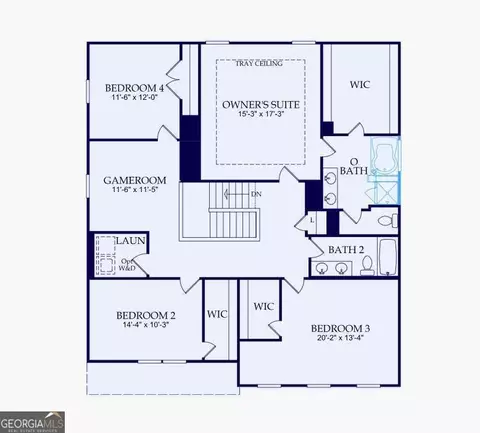 Floorplan - 717 Calendula Ct, Mcdonough, GA 30253 photo 2 of 2