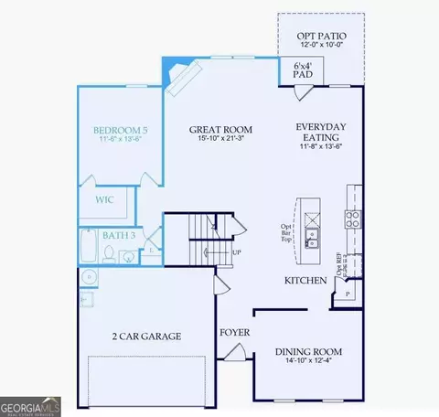 Floorplan - 717 Calendula Ct, Mcdonough, GA 30253 photo 1 of 2