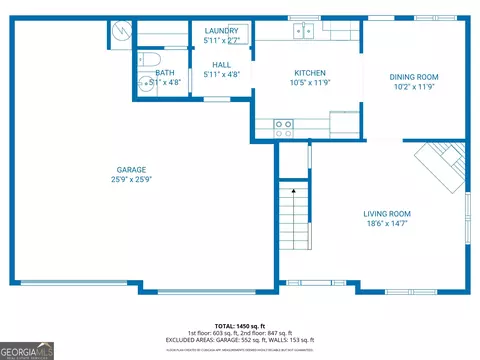 Floorplan - 156 Galway Ln, Hampton, GA 30228 photo 1 of 3