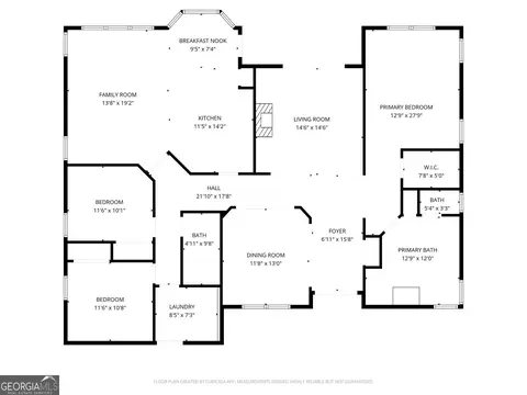 Floorplan - 196 Lakeridge Dr, Temple, GA 30179 photo 1 of 1