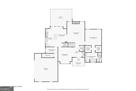 Floorplan - 220 Doubles Dr, Covington, GA 30016 photo 2 of 4