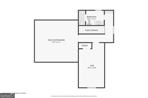 Floorplan - 120 Dunning Keep, Covington, GA 30016 photo 4 of 5