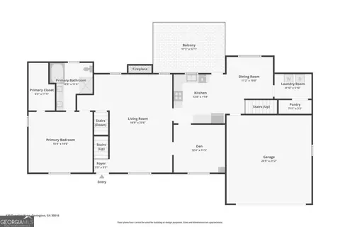 Floorplan - 120 Dunning Keep, Covington, GA 30016 photo 2 of 5