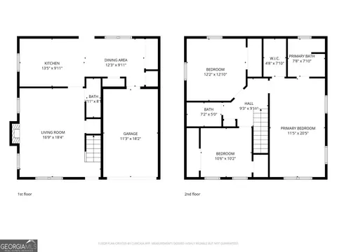 Floorplan - 1931 Cornell Way, Morrow, GA 30260 photo 3 of 3